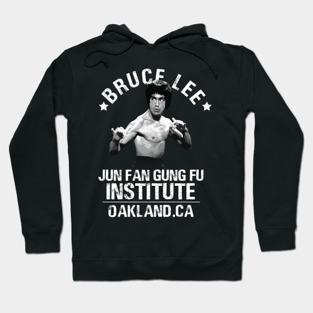 Bruce lee "Jun fan gung fu institute" Oakland. ca Hoodie by Aldebaran